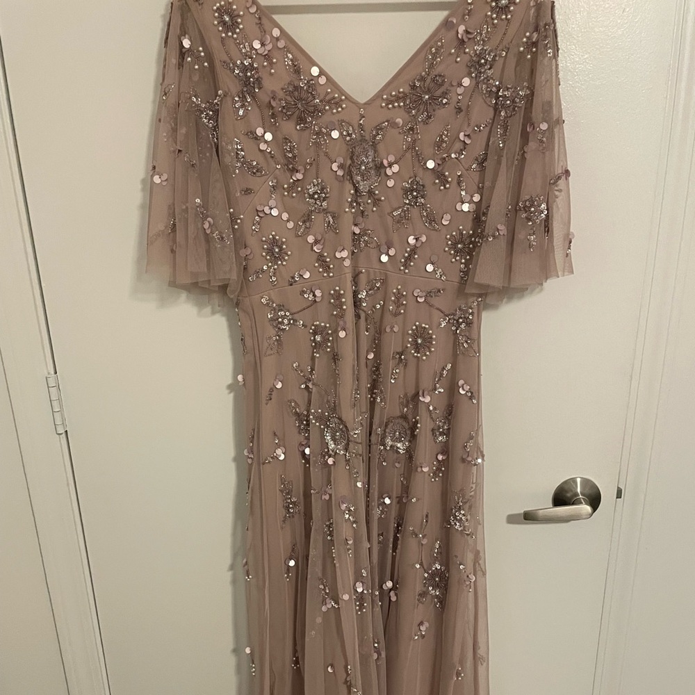 Lilac Adrianna Papell Bridesmaid/ Mother of Bride Gown
